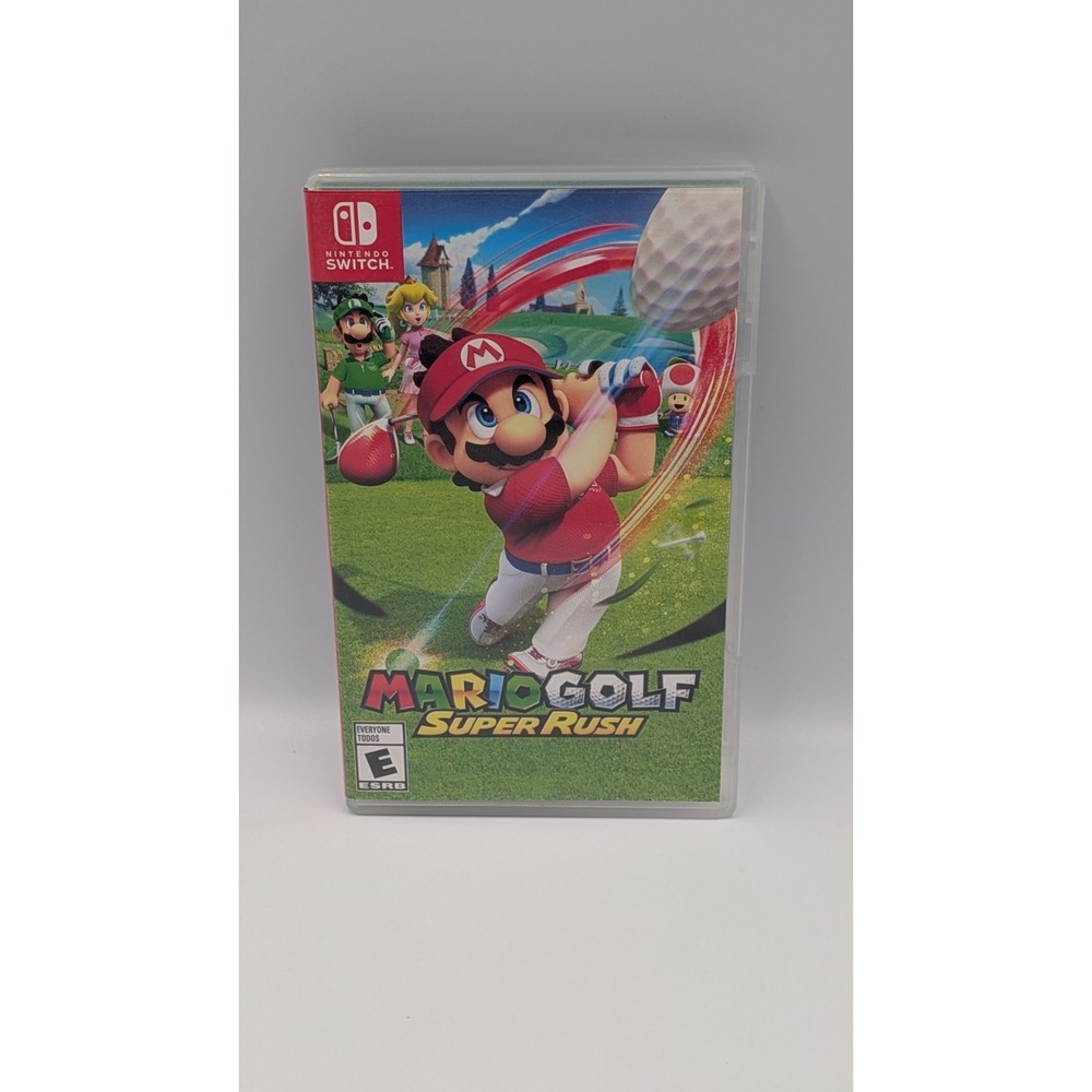 Mario Golf Super Rush (Nintendo Switch, 2021) COMPLETE IN BOX (CIB) Tested!